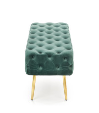 ATHENA ławka ciemny zielony / złoty (1p1szt)