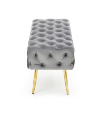 ATHENA ławka popielaty / złoty (1p1szt)