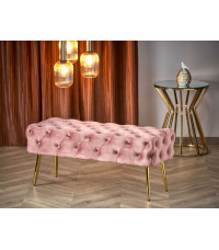 ATHENA ławka różowy / złoty (1p1szt)