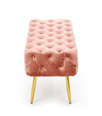 ATHENA ławka różowy / złoty (1p1szt)