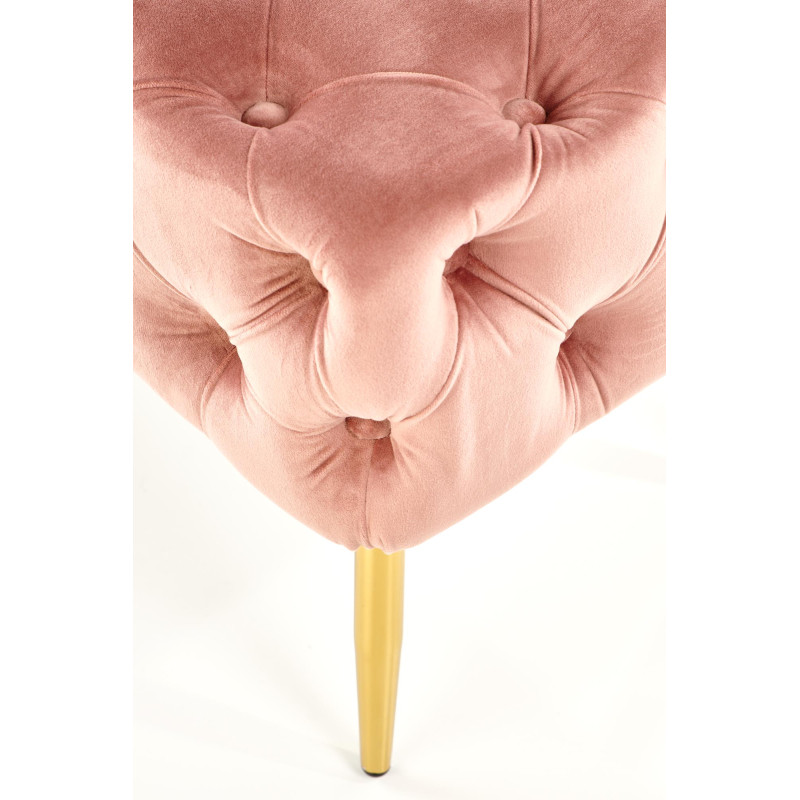 ATHENA ławka różowy / złoty (1p1szt)