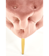 ATHENA ławka różowy / złoty (1p1szt)