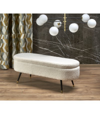 AVEIRO ławka z funkcją pojemnika, kremowy (1p1szt)