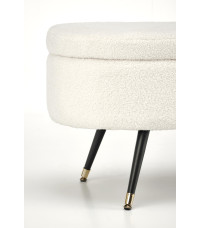 AVEIRO ławka z funkcją pojemnika, kremowy (1p1szt)