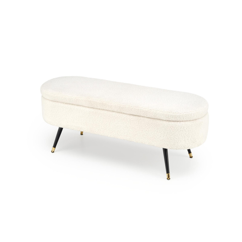 AVEIRO ławka z funkcją pojemnika, kremowy (1p1szt)