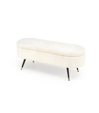 AVEIRO ławka z funkcją pojemnika, kremowy (1p1szt)