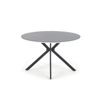 AVELAR blat - czarny / biały, stelaż - czarny (2p1szt)