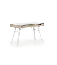 B33 biurko dąb sonoma-biały (1p1szt)