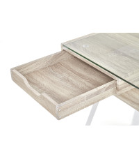 B33 biurko dąb sonoma-biały (1p1szt)