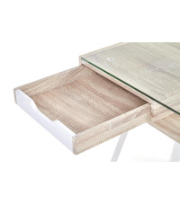 B33 biurko dąb sonoma-biały (1p1szt)