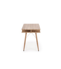 B34 biurko dąb sonoma-biały (2p1szt)