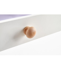 B34 biurko dąb sonoma-biały (2p1szt)