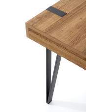 B39 biurko czarny / orzech miodowy (1p1szt)