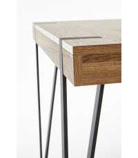 B39 biurko czarny / orzech miodowy (1p1szt)