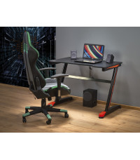 B40 biurko gamingowe czarny / czerwony (1p1szt)