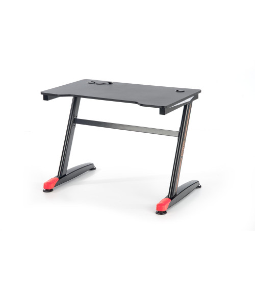 B40 biurko gamingowe czarny / czerwony (1p1szt)