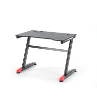 B40 biurko gamingowe czarny / czerwony (1p1szt)