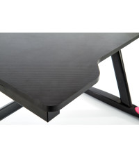 B40 biurko gamingowe czarny / czerwony (1p1szt)