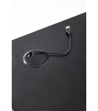 B40 biurko gamingowe czarny / czerwony (1p1szt)