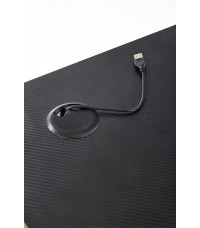 B40 biurko gamingowe czarny / czerwony (1p1szt)