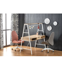 B48 biurko dąb sonoma / biały (1p1szt)