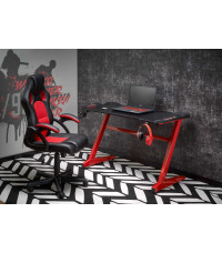 B49 biurko czarny / czerwony (1p1szt)