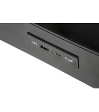 B52  biurko biurko z funkcją regulacji wysokości, czarny (2p1szt)