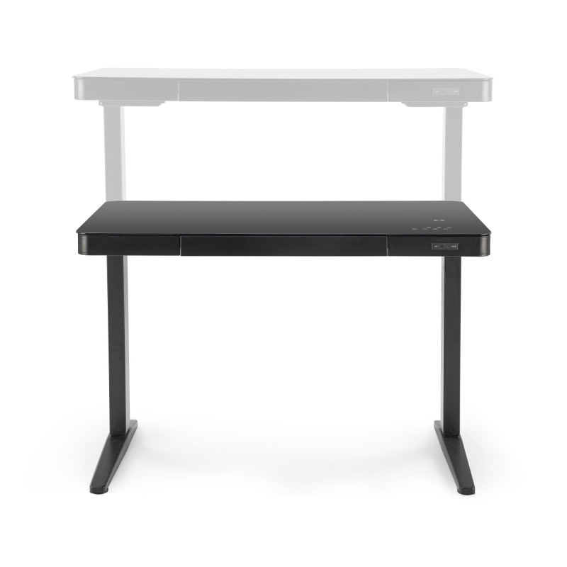 B52  biurko biurko z funkcją regulacji wysokości, czarny (2p1szt)