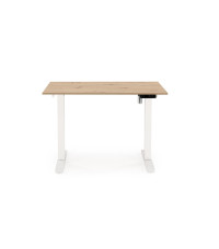 B53 biurko biurko z funkcją regulacji wysokości, dąb artisan / biały (2p1szt)