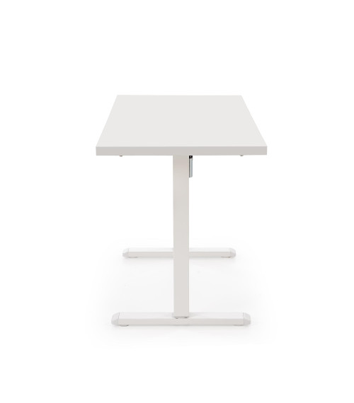 B54 biurko z funkcją regulacji wysokości, blat - biały, stelaż - biały (2p1szt)