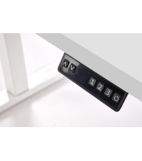 B54 biurko z funkcją regulacji wysokości, blat - biały, stelaż - biały (2p1szt)