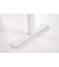 B54 biurko z funkcją regulacji wysokości, blat - biały, stelaż - biały (2p1szt)