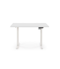 B54 biurko z funkcją regulacji wysokości, blat - biały, stelaż - biały (2p1szt)
