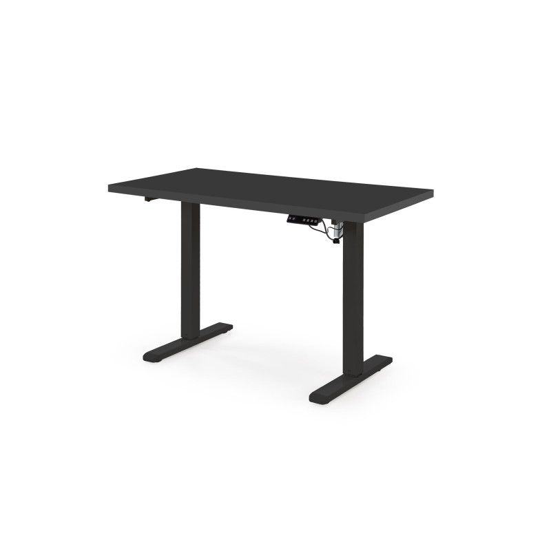 B54 biurko z funkcją regulacji wysokości, blat - czarny, stelaż - czarny (2p1szt)