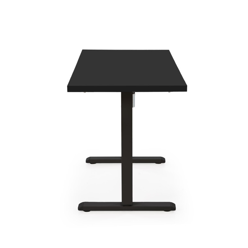 B54 biurko z funkcją regulacji wysokości, blat - czarny, stelaż - czarny (2p1szt)