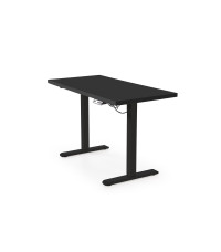 B54 biurko z funkcją regulacji wysokości, blat - czarny, stelaż - czarny (2p1szt)