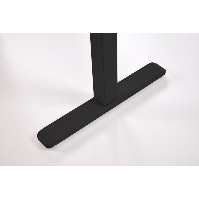 B54 biurko z funkcją regulacji wysokości, blat - czarny, stelaż - czarny (2p1szt)