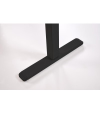 B54 biurko z funkcją regulacji wysokości, blat - czarny, stelaż - czarny (2p1szt)