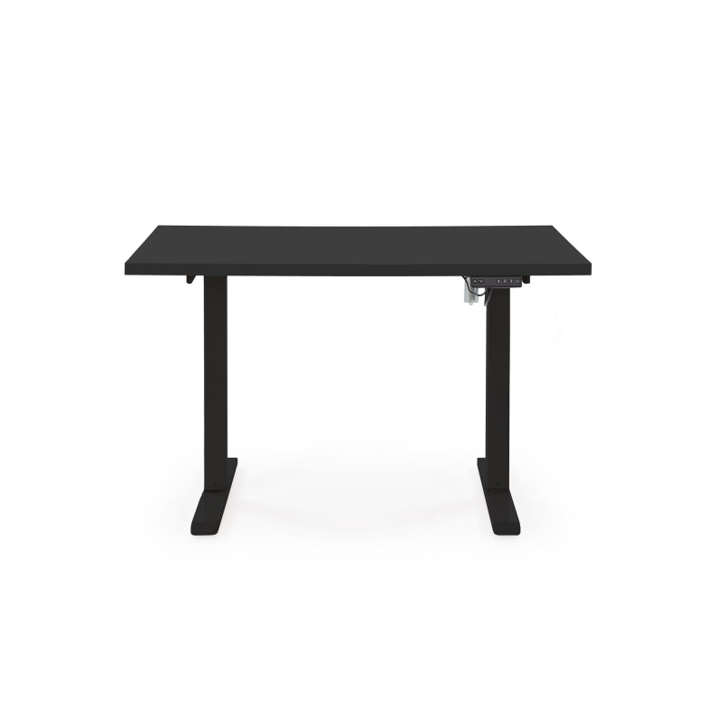 B54 biurko z funkcją regulacji wysokości, blat - czarny, stelaż - czarny (2p1szt)
