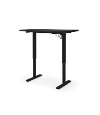 B54 biurko z funkcją regulacji wysokości, blat - czarny, stelaż - czarny (2p1szt)