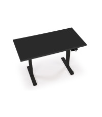 B54 biurko z funkcją regulacji wysokości, blat - czarny, stelaż - czarny (2p1szt)