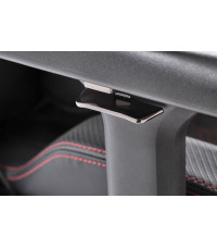 BALDUR fotel gabinetowy c.popielaty / czarny