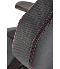 BALDUR fotel gabinetowy c.popielaty / czarny