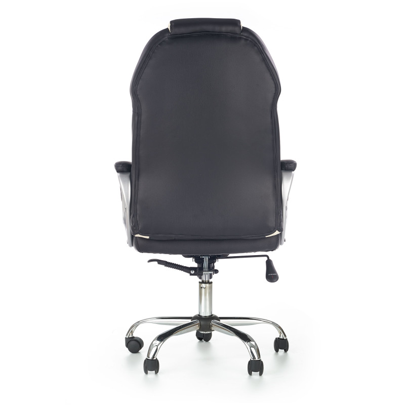 BARTON fotel gabinetowy czarno-biały