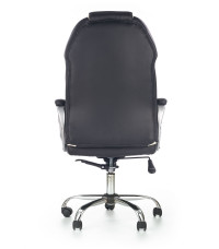 BARTON fotel gabinetowy czarno-biały