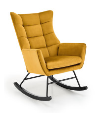 BAZALTO fotel bujany musztardowy (1p1szt)