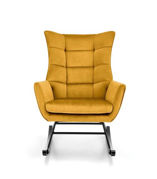 BAZALTO fotel bujany musztardowy (1p1szt)
