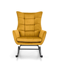 BAZALTO fotel bujany musztardowy (1p1szt)