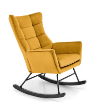 BAZALTO fotel bujany musztardowy (1p1szt)