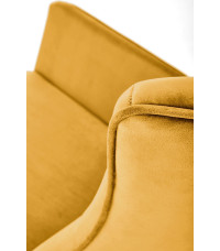 BAZALTO fotel bujany musztardowy (1p1szt)